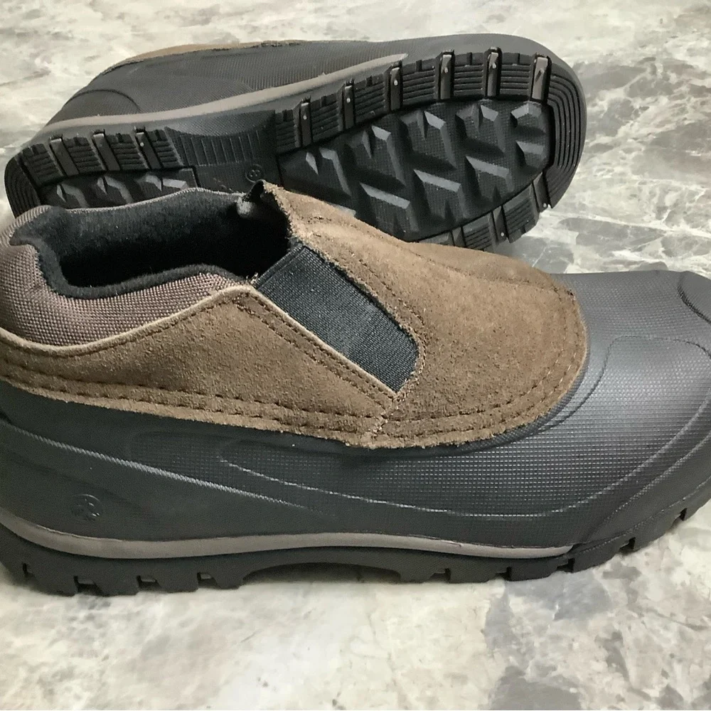 Northside waterproof Men's Brown and Black Rain Boots NWT